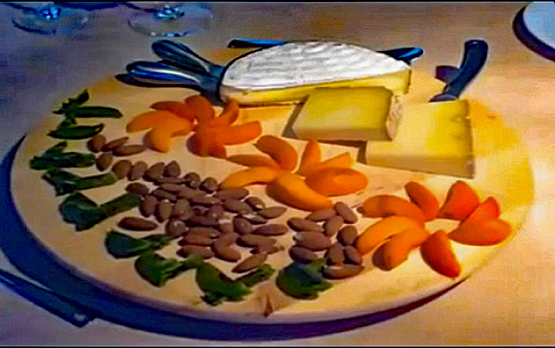 Cheese plate - Hotel Barge Panache