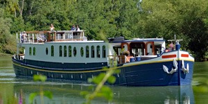French Hotel Barge Kir Royale offers barge cruises in the Champagne region of France
