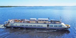 Irish Hotel Barge Shannon Princess offers barging cruises along the lower River Shannon in Ireland