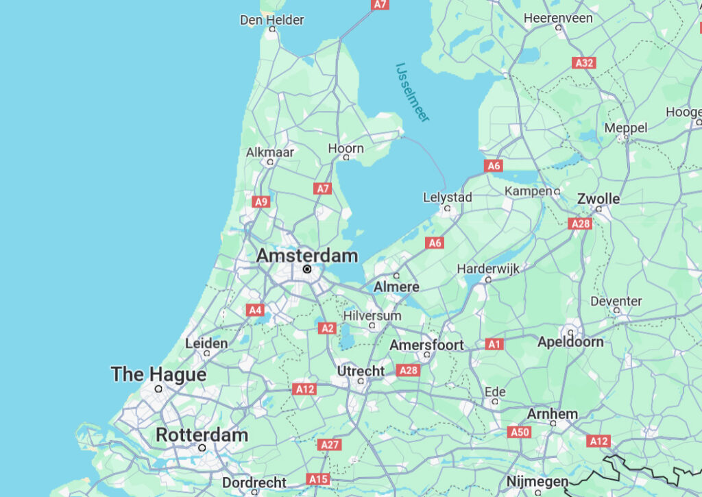 Map of Holland