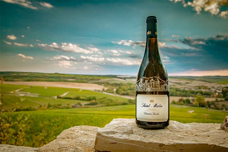 Bottle of wine from Domaine LaRoche