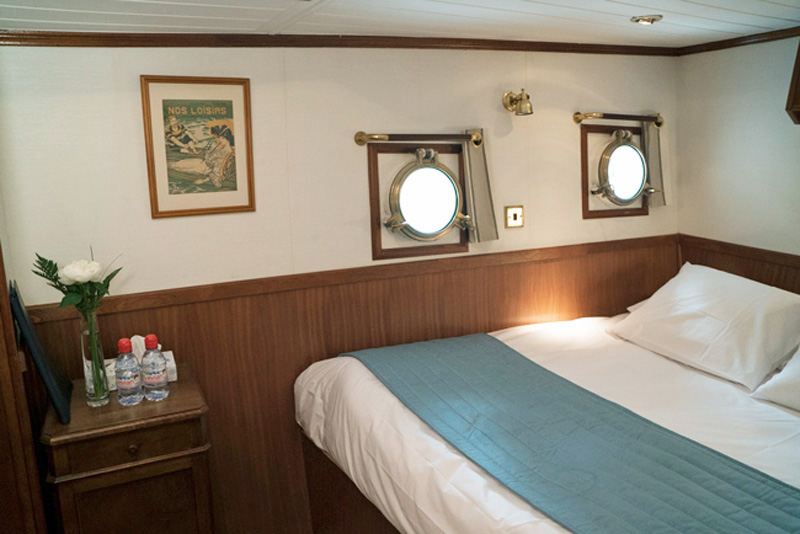 French Hotel Barge Anjodi - Cabin