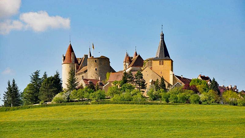 Châteauneuf-en-Auxois Burgundy France