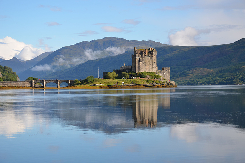 Visit Eilean Donan Castle on your Scottish barge cruise