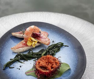 French Hotel Barge Rendez-Vous enjoy fabulous food on your barging vacation.